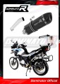 exhaust muffler DOMINATOR HP1 BLACK fits the motorcycle BMW G650 GS 2011   2018