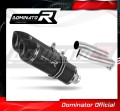 exhaust muffler DOMINATOR HP1 BLACK fits the motorcycle Aprilia RSV 1000 R 2004   2009