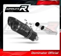 exhaust muffler DOMINATOR HP1 BLACK fits the motorcycle Aprilia Pegaso 650 2001   2004 2