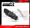 exhaust muffler DOMINATOR HP1 BLACK fits the motorcycle Aprilia ETV 1000 Caponord 2001   2004 2