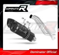exhaust muffler DOMINATOR HP1 BLACK fits the motorcycle Aprilia ETV 1000 Caponord 2005   2007 2
