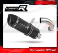 exhaust muffler DOMINATOR HP1 BLACK fits the motorcycle Aprilia ETV 1200 Caponord 2013   2016 2