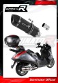 exhaust muffler DOMINATOR HP1 BLACK fits the motorcycle Aprilia Atlantic 500 Sprint