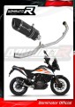 complete exhaust system with muffler DOMINATOR Full System HP1 BLACK fits the motorcycle KTM 390 Adventure 2020   2023