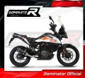 complete exhaust system with muffler DOMINATOR Full System HP1 BLACK fits the motorcycle KTM 390 Adventure 2020   2023 3
