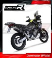 exhaust muffler DOMINATOR P7 BLACK fits the motorcycle Aprilia Tuareg 660 2021   2023 3