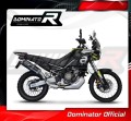 exhaust muffler DOMINATOR P7 BLACK fits the motorcycle Aprilia Tuareg 660 2021   2023 4