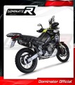 teljes DOMINATOR kipufogórendszer HP6 FEKETE dobbal, amely illeszkedik az Aprilia Tuareg 660 2021 - 2023 motorkerékpárhoz