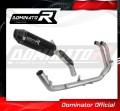 teljes DOMINATOR kipufogórendszer HP3 FEKETE hangtompítóval, amely illeszkedik az Aprilia Tuareg 660 2021 - 2023 motorkerékpárhoz 5