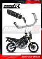 complete exhaust system with muffler DOMINATOR Full System HP6 BLACK fits the motorcycle Aprilia Tuareg 660 2021   2023 4
