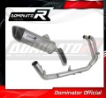 complete exhaust system with muffler DOMINATOR Full System titanium HP6 fits the motorcycle Aprilia Tuareg 660 2021   2023 5