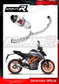 complete exhaust system with muffler DOMINATOR Full System HP3 fits the motorcycle KTM 390 Duke 2021   2023 2