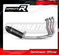 complete exhaust system with muffler DOMINATOR Full System HP8 BLACK fits the motorcycle Suzuki GSX S 1000 / F 2015   2020 2