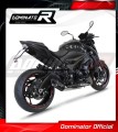 complete exhaust system with muffler DOMINATOR Full System HP8 BLACK fits the motorcycle Suzuki GSX S 1000 / F 2015   2020 3