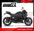 complete exhaust system with muffler DOMINATOR Full System HP8 BLACK fits the motorcycle Suzuki GSX S 1000 / F 2015   2020 4