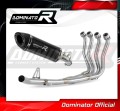 complete exhaust system with muffler DOMINATOR Full System HP8 BLACK fits the motorcycle Suzuki GSX S 1000 / F 2015   2020 2