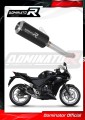 exhaust muffler DOMINATOR GP BLACK fits the motorcycle Honda CBR 250 R 2011   2013