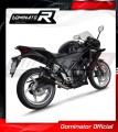 DOMINATOR GP FEKETE kipufogó dob Honda CBR 250 R 2011 - 2013 motorkerékpárhoz 3