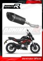 exhaust muffler DOMINATOR HP5 BLACK fits the motorcycle Benelli BN 302 S 2016   2020