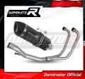 DOMINATOR Full System HP1 FEKETE komplett kipufogórendszer hangtompítóval Suzuki GS 500E 1989 - 2009 motorkerékpárhoz 2