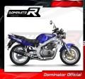 complete exhaust system with muffler DOMINATOR Full System HP1 BLACK fits the motorcycle Suzuki GS 500E 1989   2009 4
