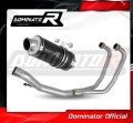 complete exhaust system with muffler DOMINATOR Full System GP1 BLACK fits the motorcycle Suzuki GS 500F 2004   2014 2