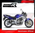complete exhaust system with muffler DOMINATOR Full System GP1 BLACK fits the motorcycle Suzuki GS 500F 2004   2014 4