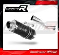 exhaust muffler DOMINATOR GP1 BLACK fits the motorcycle Yamaha TDM 850 Right Side 1991   1995 2
