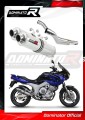 exhaust muffler DOMINATOR ROUND fits the motorcycle Yamaha TDM 850 1996   2001