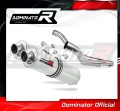 exhaust muffler DOMINATOR ROUND fits the motorcycle Yamaha TDM 850 1996   2001 2