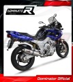 exhaust muffler DOMINATOR ROUND fits the motorcycle Yamaha TDM 850 Right Side 1996   2001 3