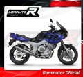 DOMINATOR kerek kipufogó dob, amely illeszkedik a Yamaha TDM 850 jobb oldali 1991 - 1995 motorkerékpárhoz 4