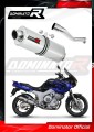 exhaust muffler DOMINATOR oval fits the motorcycle Yamaha TDM 850 Right Side 1991   1995