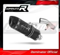 exhaust muffler DOMINATOR HP1 BLACK fits the motorcycle Suzuki GSF 1250 N / S BANDIT 2007   2016 2