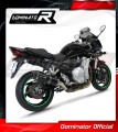 exhaust muffler DOMINATOR HP1 BLACK fits the motorcycle Suzuki GSF 1250 N / S BANDIT 2007   2016 3