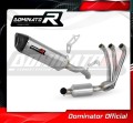 complete exhaust system with muffler DOMINATOR Full System HP6 EX fits the motorcycle Yamaha Tracer 9 / GT 2021   2023 2