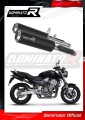 exhaust muffler DOMINATOR GP BLACK fits the motorcycle Honda CB 900F HORNET 2002   2007