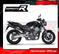 exhaust muffler DOMINATOR HP1 BLACK fits the motorcycle Honda CB 900F HORNET 2002   2007 4