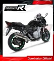 complete exhaust system with muffler DOMINATOR Full System oval fits the motorcycle Suzuki GSF 1250 N / S BANDIT 2007   2016 3