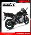 teljes kipufogórendszer DOMINATOR Full System GP1 FEKETE dobbal a Suzuki GSF 1250 N / S BANDIT 2007 - 2016 motorkerékpárhoz 3