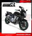 complete exhaust system with muffler DOMINATOR Full System GP1 BLACK fits the motorcycle Suzuki GSF 1250 N / S BANDIT 2007   2016 5