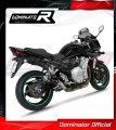 exhaust muffler DOMINATOR GP1 BLACK fits the motorcycle Suzuki GSF 650 BANDIT N / S 2007   2016 3