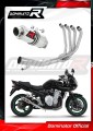 complete exhaust system with muffler DOMINATOR Full System GP1 fits the motorcycle Suzuki GSF 650 BANDIT N / S 2007   2016