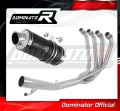 complete exhaust system with muffler DOMINATOR Full System GP1 BLACK fits the motorcycle Suzuki GSF 650 BANDIT N / S 2007   2016 2