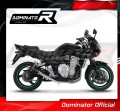 complete exhaust system with muffler DOMINATOR Full System GP1 BLACK fits the motorcycle Suzuki GSF 650 BANDIT N / S 2007   2016 4