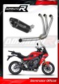 complete exhaust system with muffler DOMINATOR Full System HP8 BLACK fits the motorcycle Yamaha Tracer 9 / GT 2021   2023