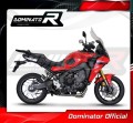 complete exhaust system with muffler DOMINATOR Full System HP8 BLACK fits the motorcycle Yamaha Tracer 9 / GT 2021   2023 5