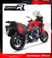 teljes kipufogórendszer DOMINATOR Full System HP6 FEKETE EX hangtompítóval, amely illeszkedik a Yamaha Tracer 9 / GT 2021 - 2023 3 motorkerékpárhoz