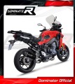 teljes kipufogórendszer DOMINATOR Full System HP6 FEKETE EX hangtompítóval, amely illeszkedik a Yamaha Tracer 9 / GT 2021 - 2023 4 motorkerékpárhoz