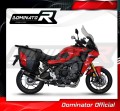 teljes kipufogórendszer DOMINATOR Full System HP6 FEKETE EX hangtompítóval, amely illeszkedik a Yamaha Tracer 9 / GT 2021 - 2023 5 motorkerékpárhoz